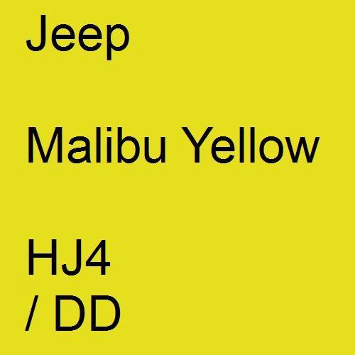 Jeep, Malibu Yellow, HJ4 / DD.